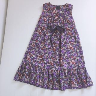 アナスイ(ANNA SUI)のアナスイ 花柄ワンピース(ひざ丈ワンピース)