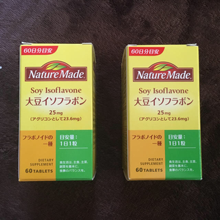 大豆イソフラボン 60日分×2 サプリメント  ネイチャーメイド(ビタミン)