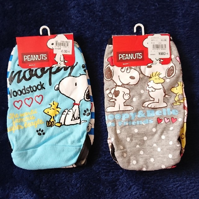 SNOOPY(スヌーピー)のスヌーピー女児ショーツ(140㎝)４枚セット キッズ/ベビー/マタニティのキッズ服女の子用(90cm~)(下着)の商品写真