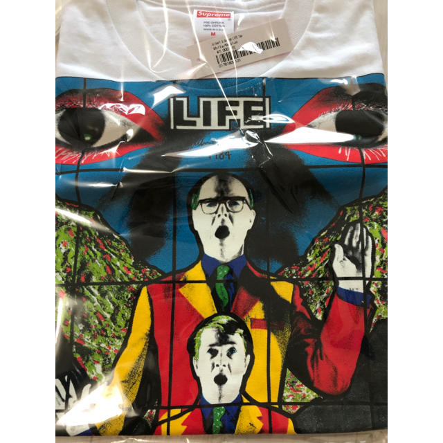 Supreme(シュプリーム)のSupreme【M】2019ss Gilbert&George LIFE Tee メンズのトップス(Tシャツ/カットソー(半袖/袖なし))の商品写真