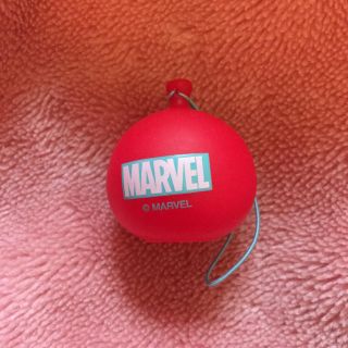 マーベル(MARVEL)のMARVELヨーヨー風キーホルダー〜赤(キーホルダー)