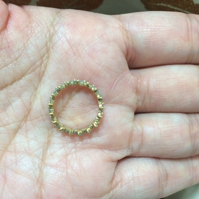 フルエタニティダイヤモンドリング 気まぐれお値下げ レディースのアクセサリー(リング(指輪))の商品写真