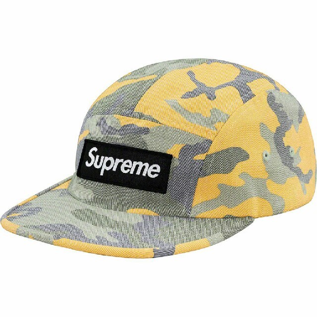 新品 Supreme19ss week7 Washed Out Camoイエロー