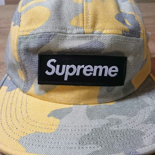 新品 Supreme19ss week7 Washed Out Camoイエロー