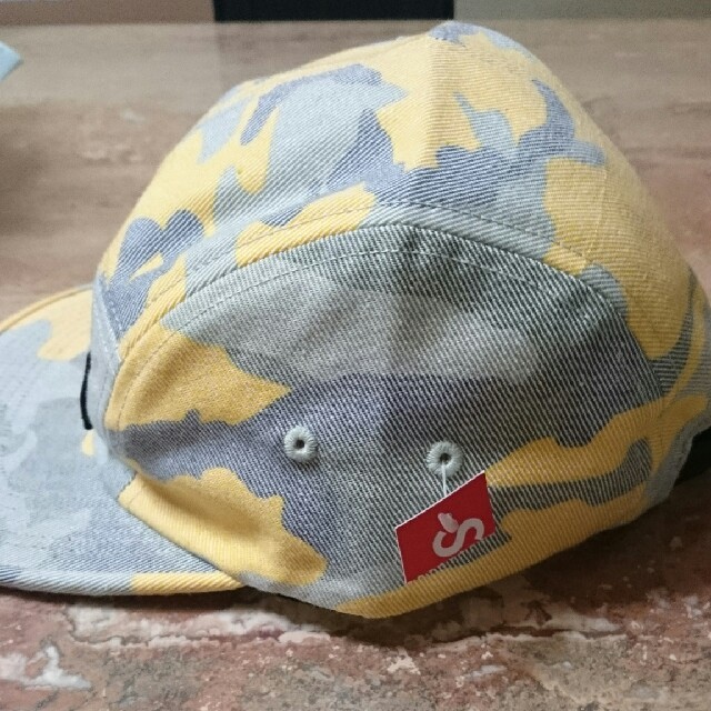 新品 Supreme19ss week7 Washed Out Camoイエロー