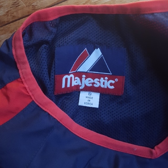 Majestic(マジェスティック)のmajestic 半袖ウィンドブレーカー スポーツ/アウトドアの野球(ウェア)の商品写真