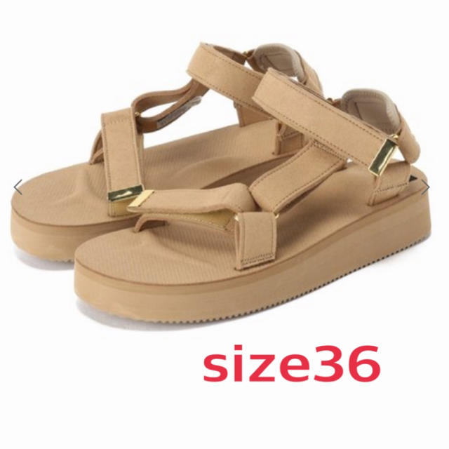 ドゥーズィエムクラス SUICOKE SUEDE SANDAL ベージュ 36