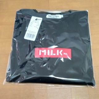 ミルクフェド(MILKFED.)のMILKFEED ボックスロゴTシャツブラック＋白T(Tシャツ(長袖/七分))