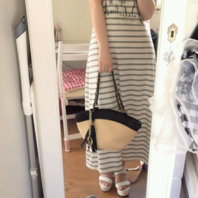 LADY MADE(レディメイド)のLADY MADE♡カゴバック  レディースのバッグ(ハンドバッグ)の商品写真