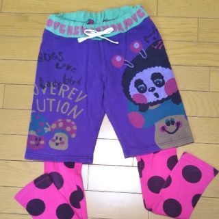 ラブレボリューション(LOVE REVOLUTION)の子供服（スパッツつきスウェットハーフパンツ）(パンツ/スパッツ)