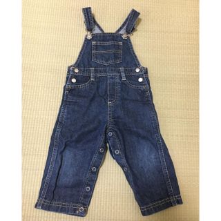 プチバトー(PETIT BATEAU)のプチバトー☆デニムオーバーオール 74センチ(カバーオール)