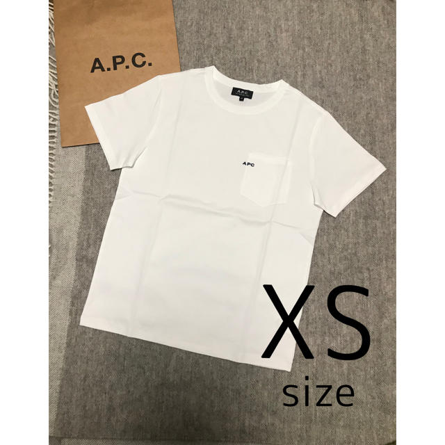 【未使用】A.P.C.半袖TシャツメンズXS(日本人メンズS)apcアーペーセートップス