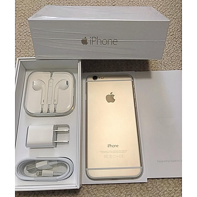 期間限定値下げ！美品 iPhone6 Gold 64GB SoftBankスマートフォン本体