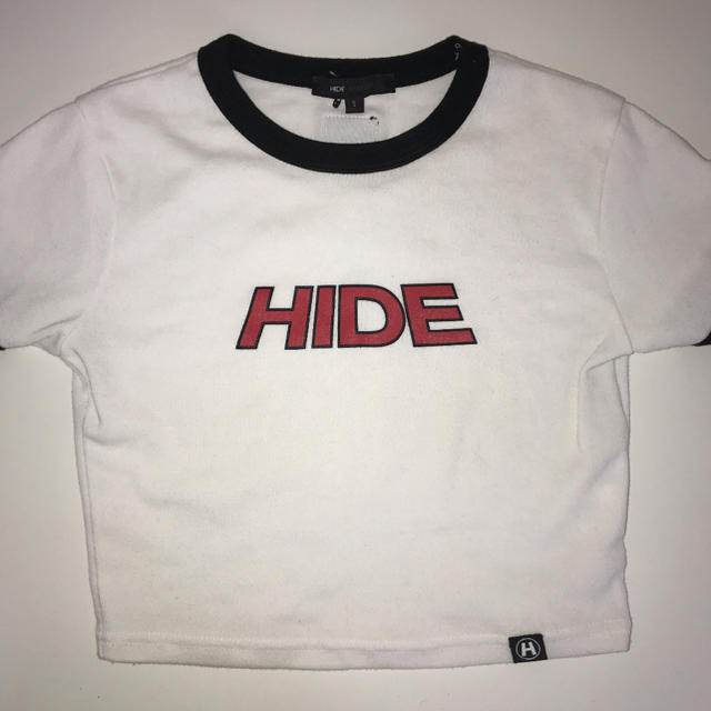 mixxmix(ミックスエックスミックス)のHIDE クロップドTシャツ ホワイト レディースのトップス(Tシャツ(半袖/袖なし))の商品写真