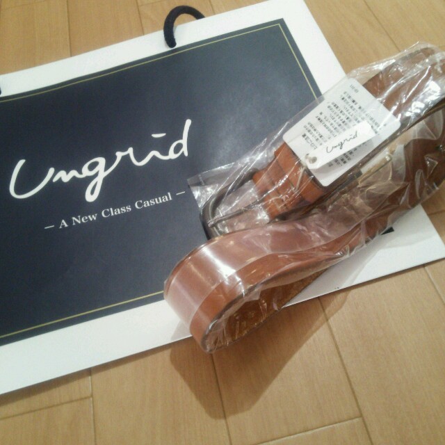 Ungrid(アングリッド)の定番ベルト レディースのファッション小物(ベルト)の商品写真