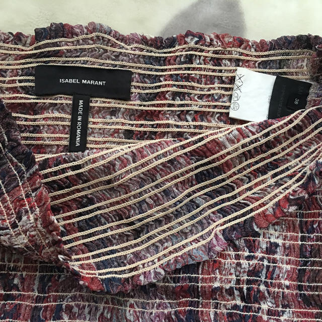 Isabel Marant(イザベルマラン)のISABEL MARANT ラッフルスカート レディースのスカート(ミニスカート)の商品写真