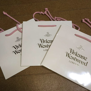 ヴィヴィアンウエストウッド(Vivienne Westwood)の紙袋３枚セット♡(ショップ袋)