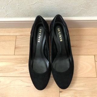 バークレー(BARCLAY)の中古美品 バークレー 黒パンプス 箱有 23.5 EE  (ハイヒール/パンプス)