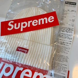 シュプリーム(Supreme)の19ss Supreme Overdyed Beanie White ホワイト(ニット帽/ビーニー)