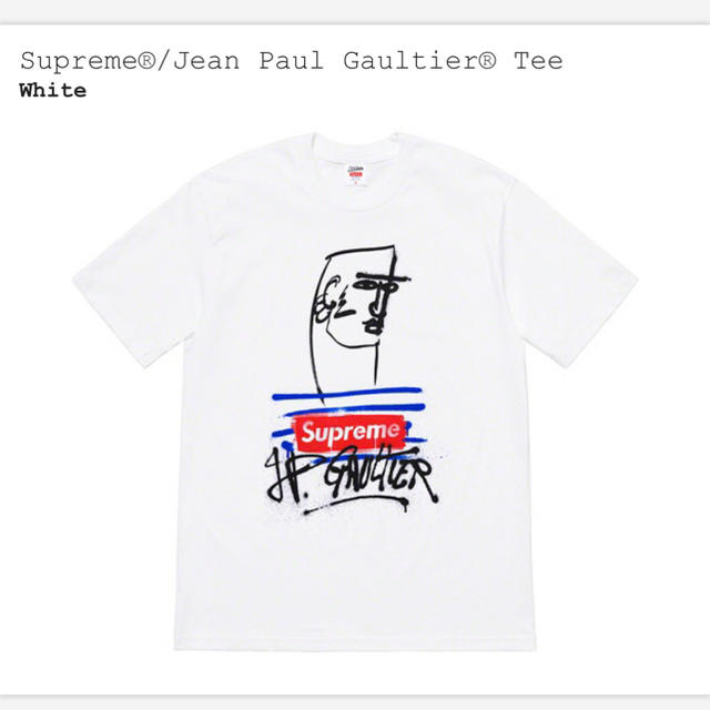 L Supreme 19SS ジャンポールゴルチェ Tシャツ 白 新品