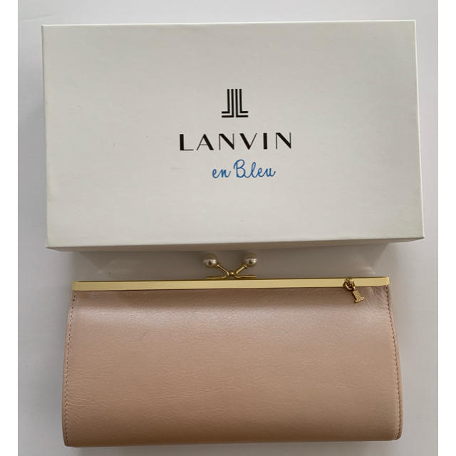 LANVIN en Bleu(ランバンオンブルー)のランバンオンブルーがま口長財布 レディースのファッション小物(財布)の商品写真