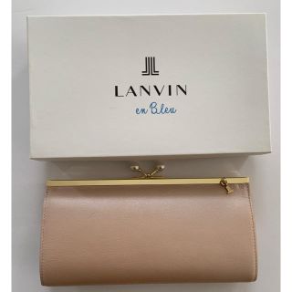 ランバンオンブルー(LANVIN en Bleu)のランバンオンブルーがま口長財布(財布)