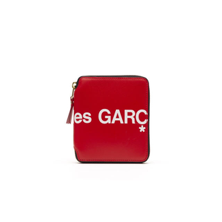 コムデギャルソン(COMME des GARCONS)のCDG Wallet Huge Logo SA2100HL  レッド(折り財布)