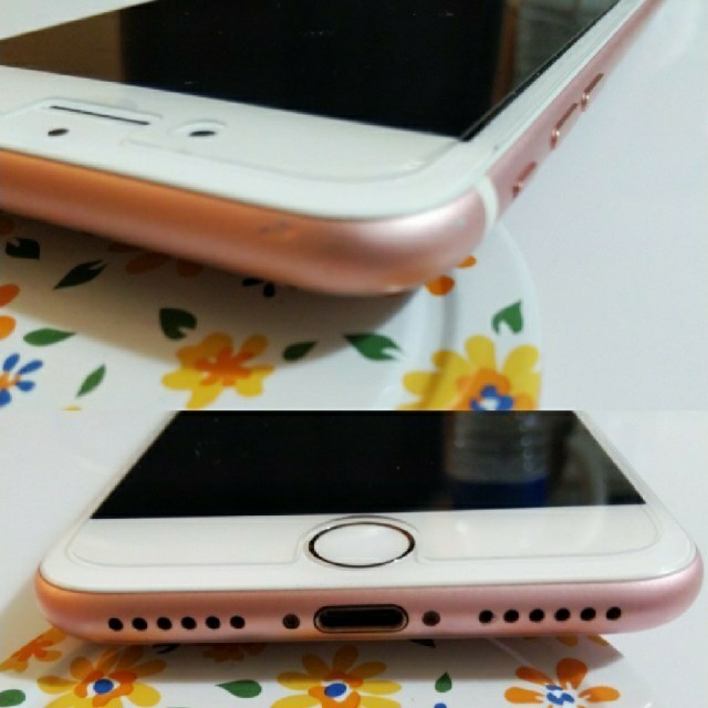 Apple(アップル)のiPhone7 ローズゴールド 32gb simフリー スマホ/家電/カメラのスマートフォン/携帯電話(スマートフォン本体)の商品写真