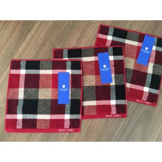 バーバリーブルーレーベル(BURBERRY BLUE LABEL)の新品バーバリークレストブリッジ タオルハンカチ(ハンカチ)