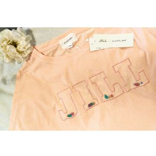 ジルスチュアート(JILLSTUART)のjillstuart　ジルスチュアート　ピンク　ロゴトップス　こじはる(カットソー(半袖/袖なし))