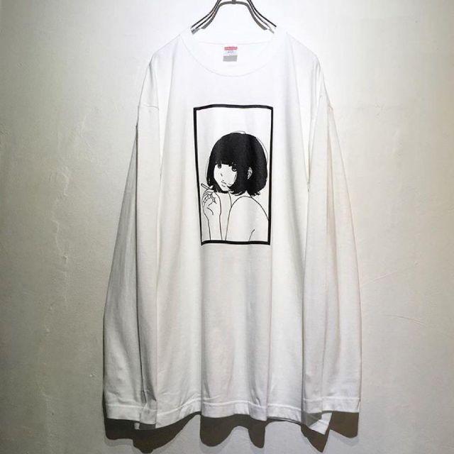 Yohji Yamamoto(ヨウジヤマモト)の夕海×0.14 ロンＴ 白 XXL メンズのトップス(Tシャツ/カットソー(七分/長袖))の商品写真