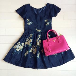 ジルスチュアート(JILLSTUART)のJILLSTUART♡刺繍花柄ワンピ(ミニワンピース)