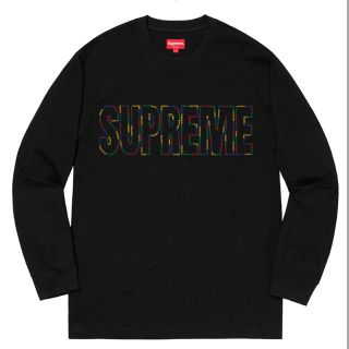 シュプリーム(Supreme)の定価以下！ supreme International L/S Tee 黒 M(Tシャツ(長袖/七分))