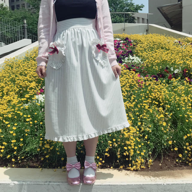 NILE PERCH(ナイルパーチ)のナイルパーチ♡ストライプロングスカート レディースのスカート(ロングスカート)の商品写真