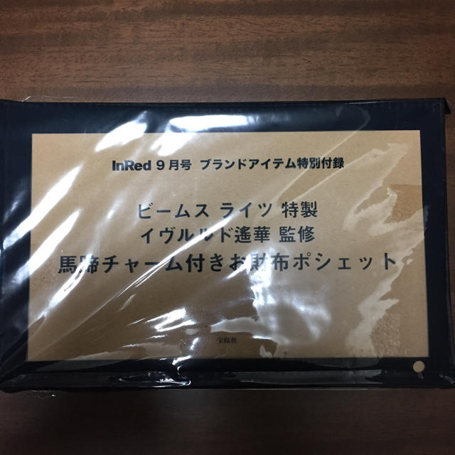 BEAMS(ビームス)の【値下げしました】インレッド 2018.9付録　ビームスライツお財布ポシェット レディースのファッション小物(ポーチ)の商品写真