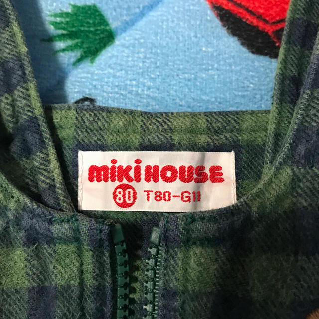 mikihouse(ミキハウス)のミキハウス レトロ オーバーオール   キッズ/ベビー/マタニティのベビー服(~85cm)(カバーオール)の商品写真