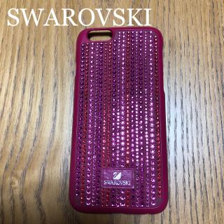 スワロフスキー(SWAROVSKI)のSWAROVSKI スワロフスキー iphone6ケース ピンク(iPhoneケース)