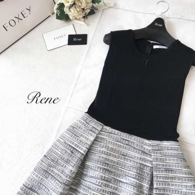 René(ルネ)の極美品♡Rene ルネ ワンピース 38 レディースのワンピース(ひざ丈ワンピース)の商品写真