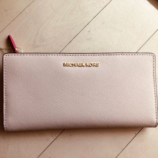 マイケルコース(Michael Kors)の値下げ！マイケルコース カードケース付薄型長財布(パスケース/IDカードホルダー)