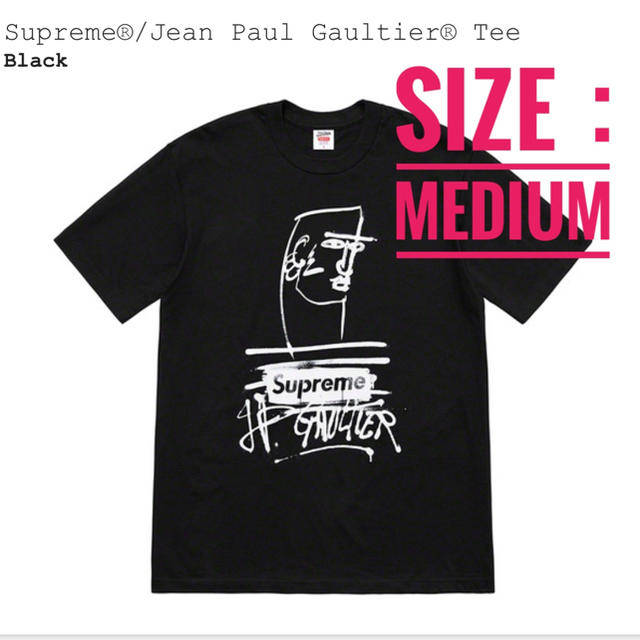 ※送料込 Supreme Jean Paul Gaultier tee 白 M