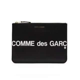 コムデギャルソン(COMME des GARCONS)のコムデギャルソン ロゴ 財布 ウォレット CDG Huge Logo 黒(長財布)