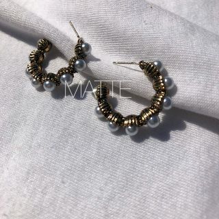 トゥデイフル(TODAYFUL)のpearl design petit pierce(ピアス)