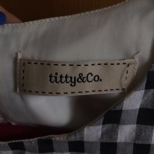 titty&co(ティティアンドコー)のギンガムチェック ワンピース レディースのワンピース(ミニワンピース)の商品写真