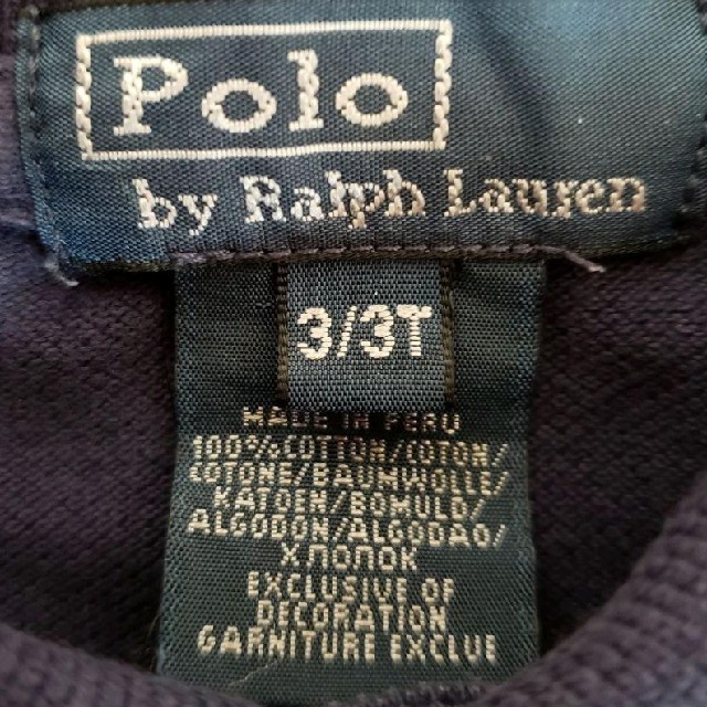 Ralph Lauren(ラルフローレン)のラルフローレン　紺色　100㎝　半袖ビックポニーポロシャツ キッズ/ベビー/マタニティのキッズ服男の子用(90cm~)(Tシャツ/カットソー)の商品写真