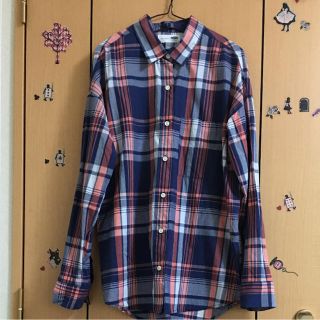 オールドネイビー(Old Navy)のオールドネイビー   チェックシャツ  M(シャツ/ブラウス(長袖/七分))