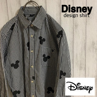 ディズニー(Disney)の古着 ディズニーロゴシャツ(シャツ/ブラウス(長袖/七分))