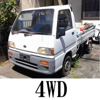 スバル(スバル)の4WD軽トラ　4MT 現状渡し　自走不可(車体)