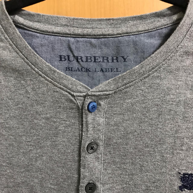 BURBERRY BLACK LABEL(バーバリーブラックレーベル)のバーバリーブラックレーベル Tシャツ グレー メンズのトップス(Tシャツ/カットソー(半袖/袖なし))の商品写真