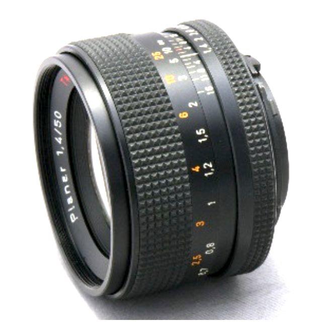 最高品質の コンタックス CONTAX 50mm F1.4 AEJ レンズ レンズ(単焦点)