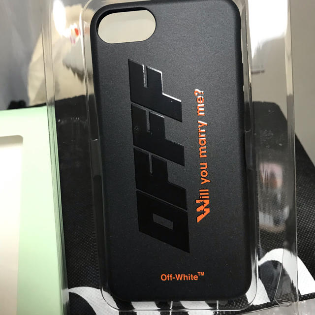 タイムセール【新品】 off-white オフホワイト  iPhone8 ケース